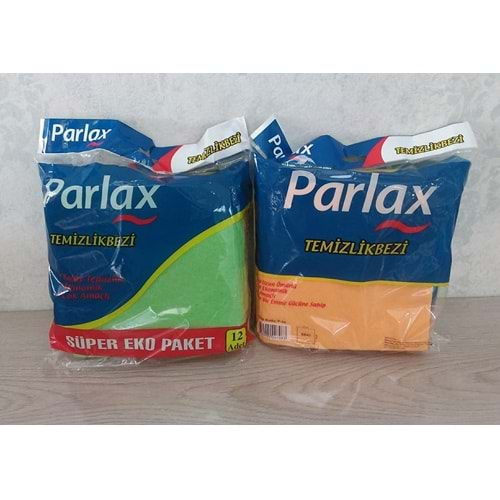 PARLAX P15 12 Lİ RENKLİ TEMİZLİK BEZİ *54*