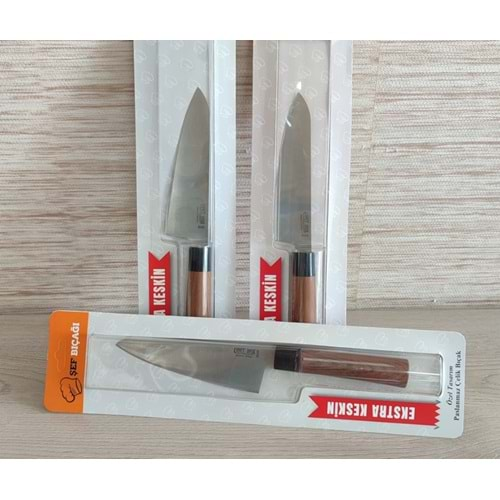 İNOX İ410 KAPLAMA SANTOKU ŞEF BIÇAĞI *10*