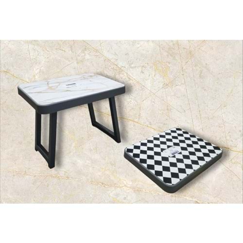 MERDEM MRD807 KÜÇÜK BOY KATLANIR DESENLİ MASA *10*