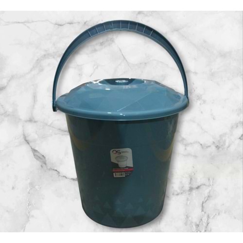 QS PLASTİK QS226 20 LT PRİZMA RENKLİ SU KOVASI *12