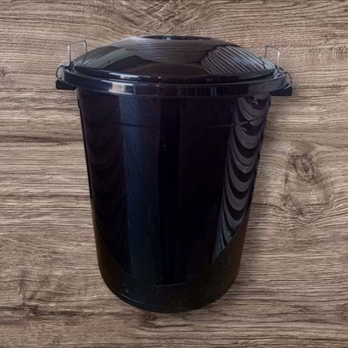 ASUDE ASD175 BAKLİYAT KOVASI SİYAH 50 LT