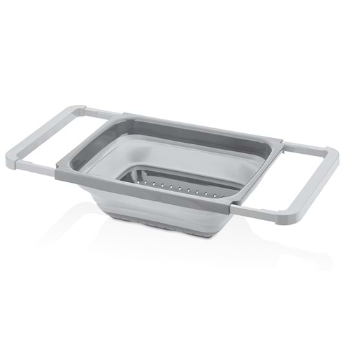 QLÜX L00852-2 KATLANABİLİR DİKDÖRTGEN SÜZGEÇ GRİ *6*