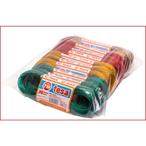 TEMSAN TM-011 20 MT PVC KAPLI ÇELİK ÇAMAŞIR İPİ (12 Lİ) *10*