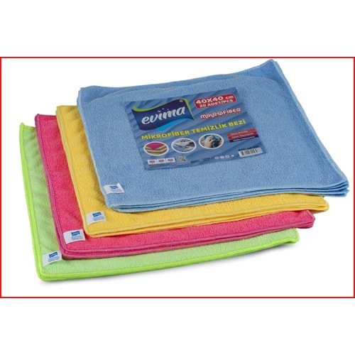 TEMSAN TM-608 MİKROFİBER TEMİZLİK BEZİ 40*40 CM EVİMA *20*400*