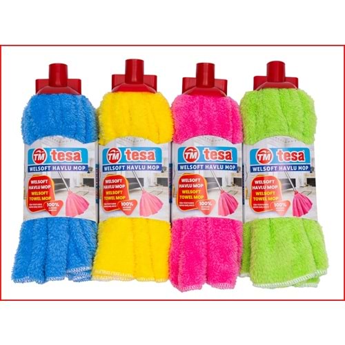 TEMSAN TM-432 EKO WELSOFT RENKLİ KARTELALI MOP *80*