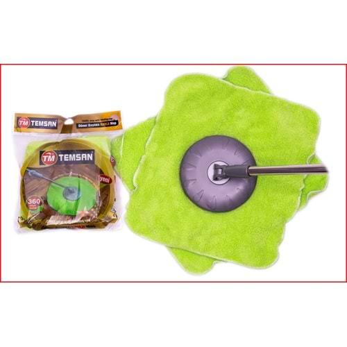 TEMSAN TM-078 DÖNER BAŞLIKLI HAVLU MOP *60*
