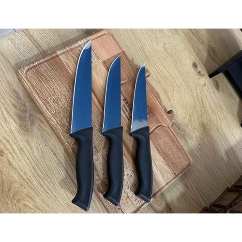 İNOX İ0403 PLASTİK SAPLI 3 NO ET BIÇAĞI *10*