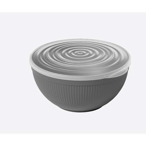 DÜNYA PLASTİK 10710 400 ML KAPAKLI DERİN LİNE CHEF KASE *18*