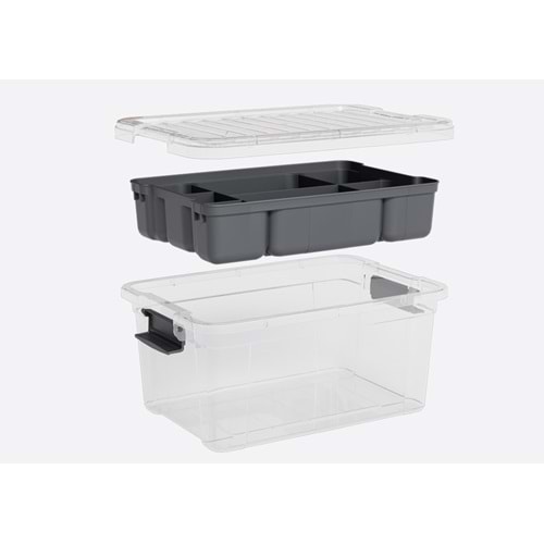 DÜNYA PLASTİK 33212 LOCK&KEEP BOX ORGANİZER 3.2 LT *12*