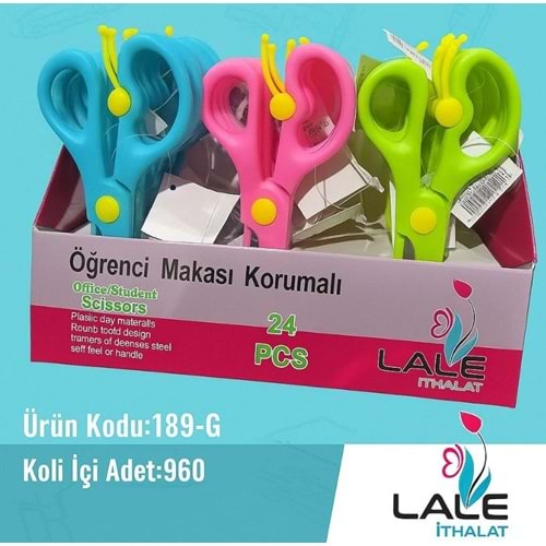 LALE İTHALAT 189G OKUL MAKASI *960*