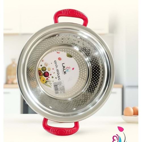 LALE İTHALAT 34K 26 CM RENKLİ KULP SÜZGEÇ *40*