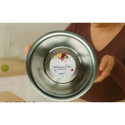 LALE İTHALAT 34R 22 CM METAL SÜZGEÇ *100*