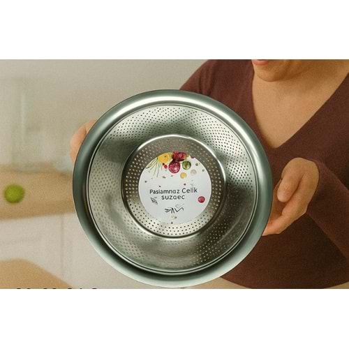 LALE İTHALAT 34S 24 CM METAL SÜZGEÇ *50*