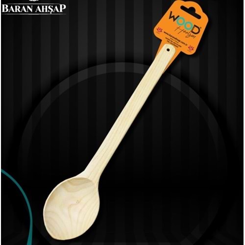 BARAN AHŞAP 3732 WH 42 CM LÜX KEPÇE *100*