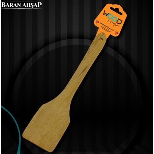 BARAN AHŞAP 3746 WH LÜX CİLALI SPATULA *200*