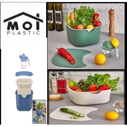 MOİ PLASTİK 1005 MİX 5 PARÇA SET *16*