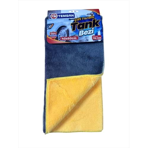 TEMSAN TM-320 ÇİFT TARAFLI TANK BEZİ 40*60 CM DÖKME *100*