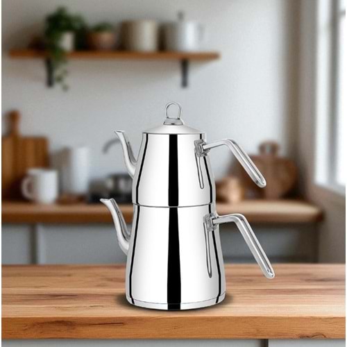 TOGO 5603 PRAMİT JUMBO ÇAYDANLIK (ÇYD-4,00 LT / DEM-2,0 LT ) *6*