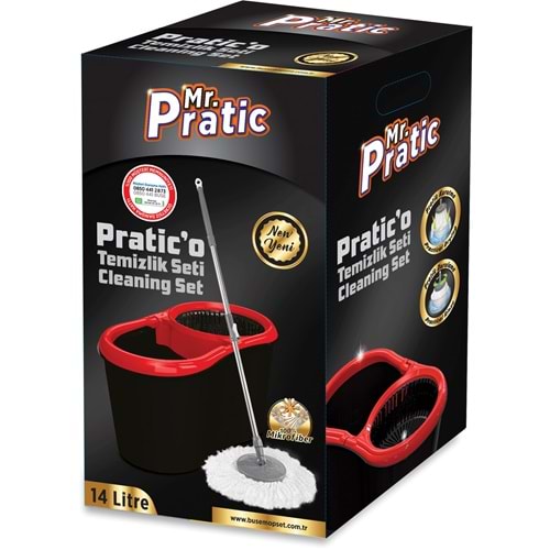BUSE MR116 PRATİK'O TEMİZLİK SETİ (SİYAH/BEYAZ KUTULU)
