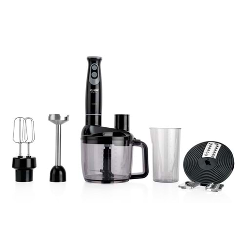 SCHAFER BLENDER SETİ CHEF MİX SİYAH