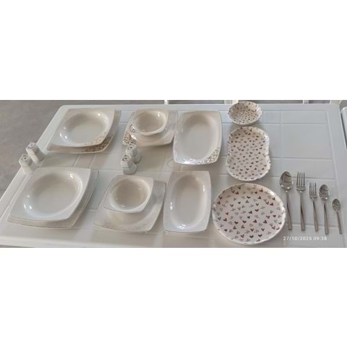 TOGO 127 PARÇA YEMEK TAKIMI SETİ