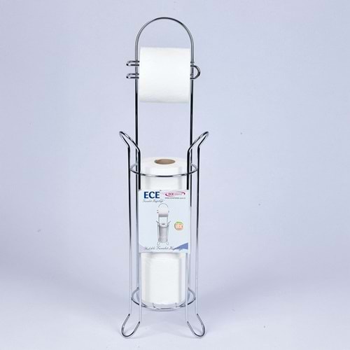 ECE METAL 40595 KROM KAPLAMA YEDEKLİ TUVALET KAĞITLIĞI *12*
