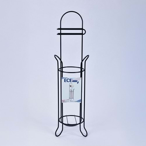 ECE METAL 40779 PLASTİK KAPLAMA YEDEKLİ TUVALET KAĞITLIĞI *12*