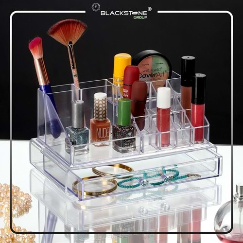 BLACKSTONE KRC005 ORGANİZERLİ TEK KATLI ÇEKMECE SET *12*