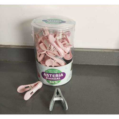 PAMİR PMR023 ASTERİA 36 LI MANDAL ASETAT KUTULU *48*