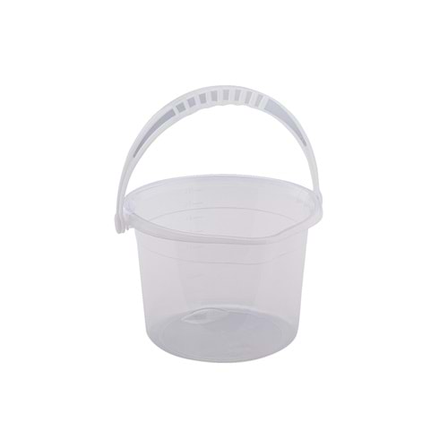 QS PLASTİK QS243 14 LT ŞEFFAF GAGALI KOVA *12*