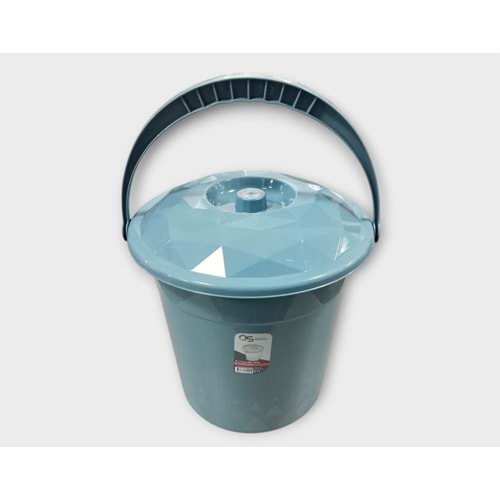 QS PLASTİK QS224 10 LT PRİZMA RENKLİ SU KOVASI *12*