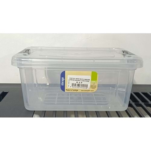 SAĞLAM 0401 HOBİ BOX YATAY KİLİTLİ SAKLAMA 5 LT *24*