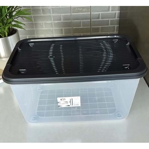 MOİ PLASTİK MİX 1020 MİX 50 LT DİKDÖRTGEN SAKLAMA KABI *5*