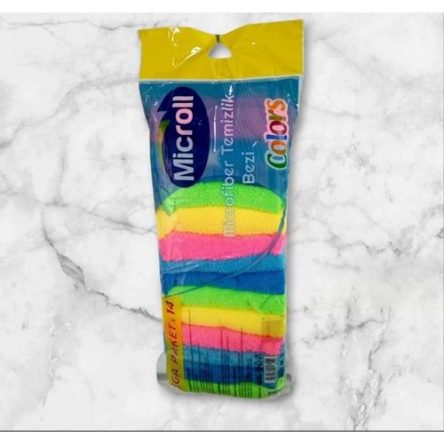DYNACOR 14 LÜ MİKROFİBER BEZ 30X30 MEGA PAKET
