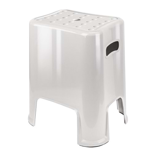 FLORA F270B HERKÜL XL PLASTIK TABURE BEYAZ *6*