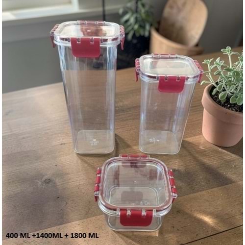 SOFTCHEFF 00599 (FS980) 3 LÜ KARE CHEF BOX SET *24*