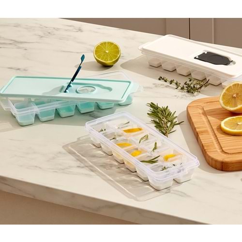 DÜNYA PLASTİK 16014 KAPAKLI SLİKON BUZLUK *36*