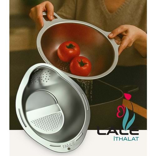 LALE İTHALAT 31K METAL PİRİNÇ SÜZGECİ *60*