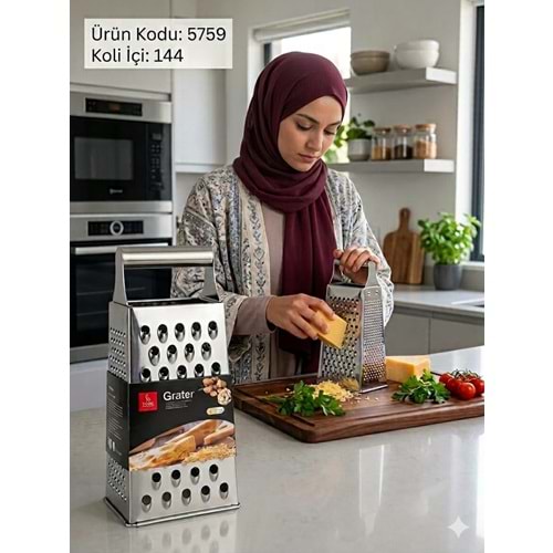 LALE İTHALAT 5759 METAL DÖRTGEN RENDE *144*