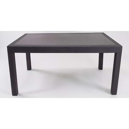 SAĞLAM 0327 90X150 SHOW RATTAN MASA CAMSIZ EKO