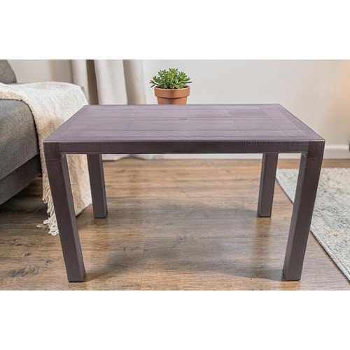 SAĞLAM 526 70X120 ELİT RATTAN MASA CAMSIZ EKO