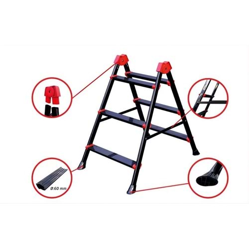 ELMOP STAR PLUS 3+3 MERDİVEN
