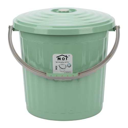 MOİ PLASTİK M149 KAPAKLI SU KOVASI RENKLİ 20 LT *12*