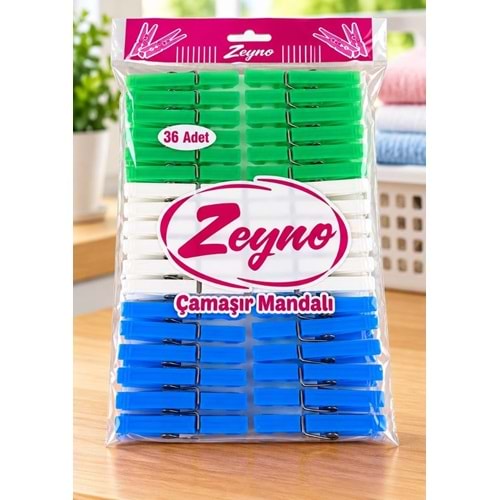 ZEYNO ÇAMAŞIR MANDALI 36 LI