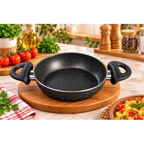 EMEL MUTFAK 18 CM EZME SAHAN (SİYAH) *12*