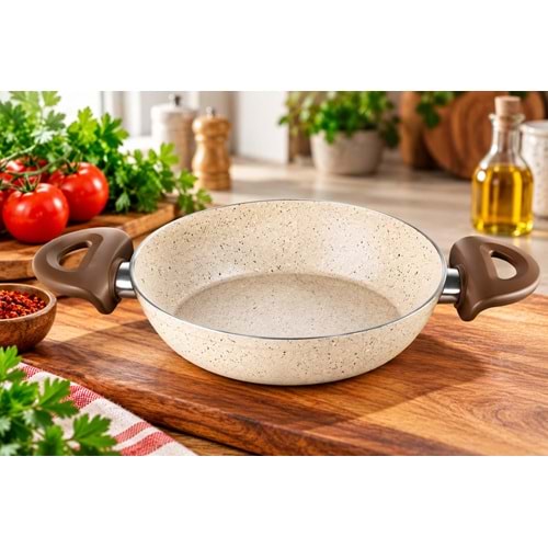 EMEL MUTFAK 18 CM EZME SAHAN (BEJ) *12*
