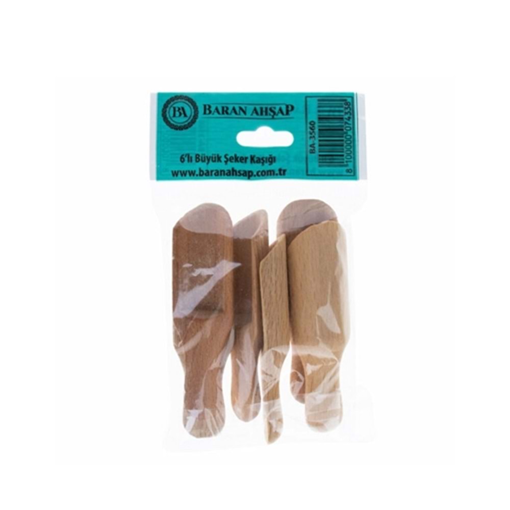 BARAN AHŞAP 6033 6 LI BAHARAT KAŞIĞI *250*