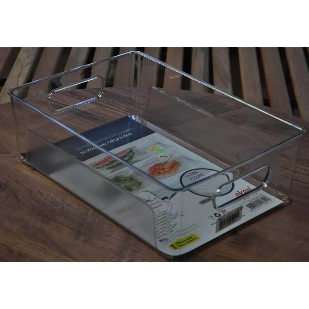 AKAY 810 BUZDOLABI ORGANİZERİ 2 NO ŞEFFAF *12*