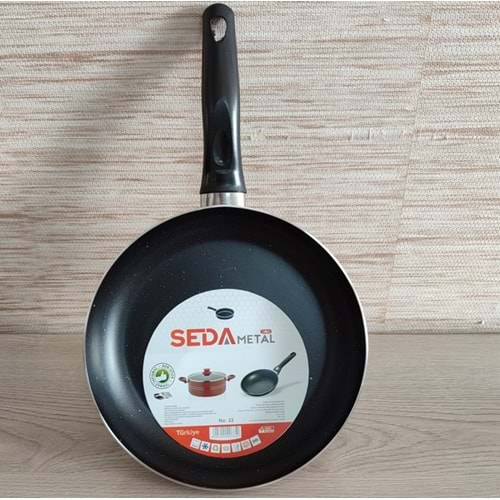 SEDA METAL 22 CM TEFLON TEK KULP TAVA