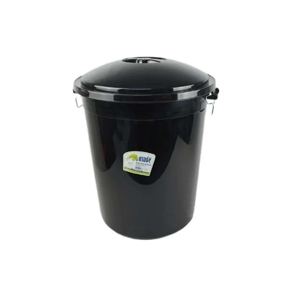 ASUDE ASD175 BAKLİYAT KOVASI SİYAH 50 LT
